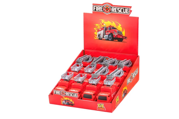 Sürtmeli İtfaiye Kamyonu 10cm - Resim 4