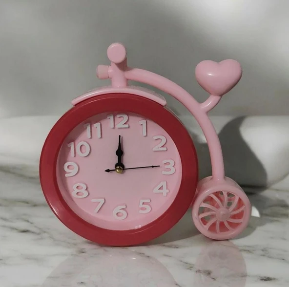 Yaratıcı Ofis Masaüstü Bisiklet Yatak Odası ÇOCUK ODASI Başucu Saati Yaratıcı Saat - 2