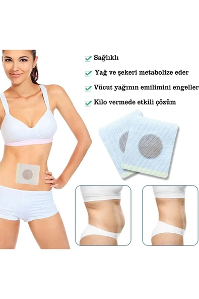 Slim Patch Göbek Bandı 30 Adet Zayıflama Bandı Iştah Kesici - Resim 8