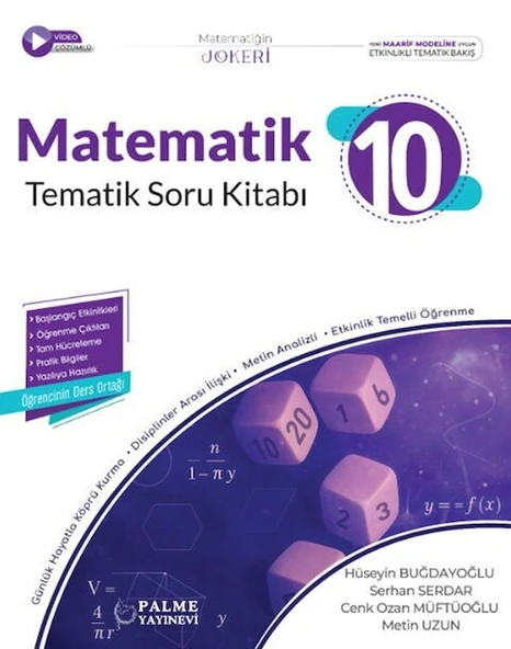 10. Sınıf Matematik Tematik Soru Kitabı Palme Yayınları ürün görseli