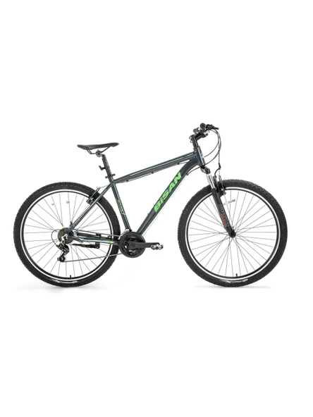 Bisan Atlas 26 V Fren 21 Vites 26 Jant Dağ Bisikleti Gri Yeşil 17 Kadro ürün görseli