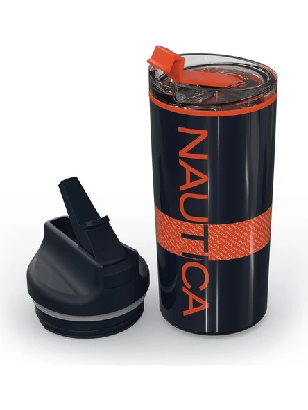 Nautica NTM02 Sport Termos Paslanmaz Çelik 500 ml Navy Turuncu 0163 ürün görseli