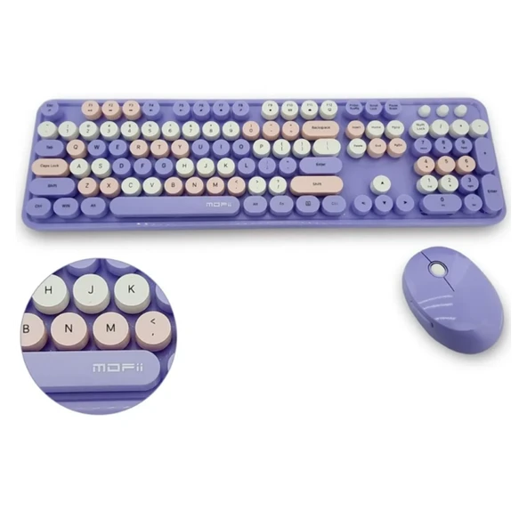 Mofii Mor Sweet Dm Combo Klavye Mause Set