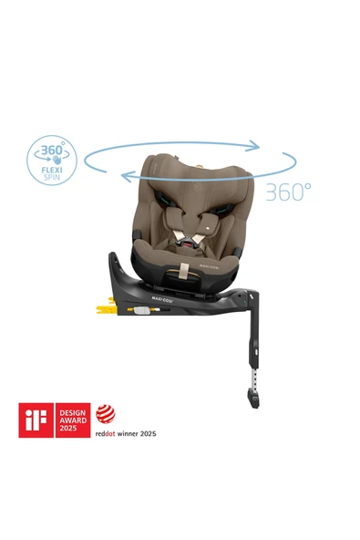 MAXİ-COSİ Maxi-cosi Emerald 360 Pro I-size Dünyanın Ilk Kızaklı,araç Dışına Çıkabilen Isofix'li 0-36 Truffle ürün görseli 1