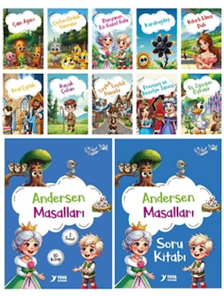 Andersen Masalları (10 Kitap) / Ülkü Duysak / Yuva Yayınları / 9789755177588 ürün görseli