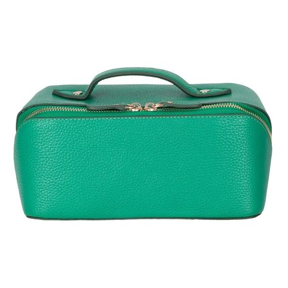 Ella Kadın Seyahat Kozmetik Bakım Makyaj Çantası Organizer Yeşil - Resim 4