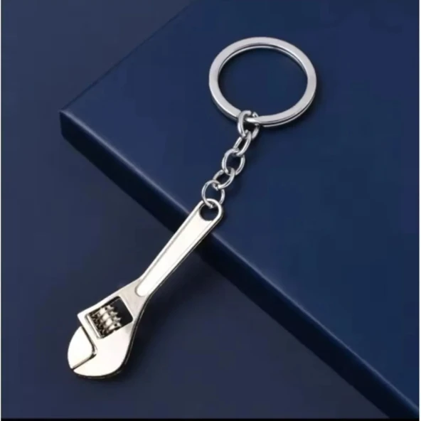 Fonksiyonel İngiliz Anahtarı Anahtarlık Metal Malzemeli Minyatür Anahtar Ucu Açılır Kapanır Gerçekçi Görünümlü Dekoratif Erkek Anahtarlık Araç Çanta Ev Anahtarı İçin Şık ve Pratik Anahtarlık Aksesuarı - 8