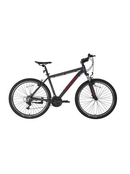 Bisan Atlas 26 V Fren 21 Vites 26 Jant Dağ Bisikleti Gri Kırmızı 17 Kadro ürün görseli