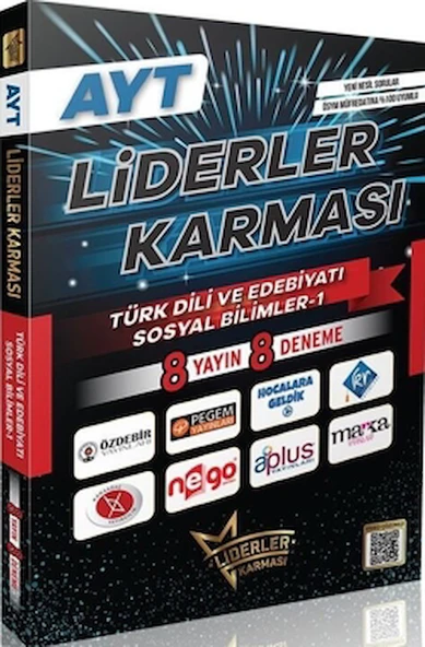 AYT Türk Dili ve Edebiyatı Sosyal Bilimler 1 - 8 Yayın 8 Deneme / 9786259522708 ürün görseli