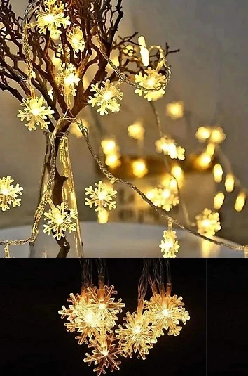 pilelistore Kar Tanesi 20'li Pilli Led 2 Metre - 2