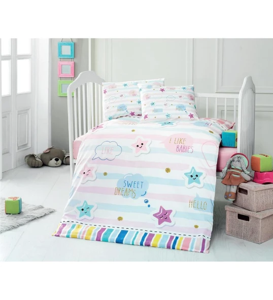 Recos Dream Desenli Bebek Nevresim Takımı RCS.DRM.0004