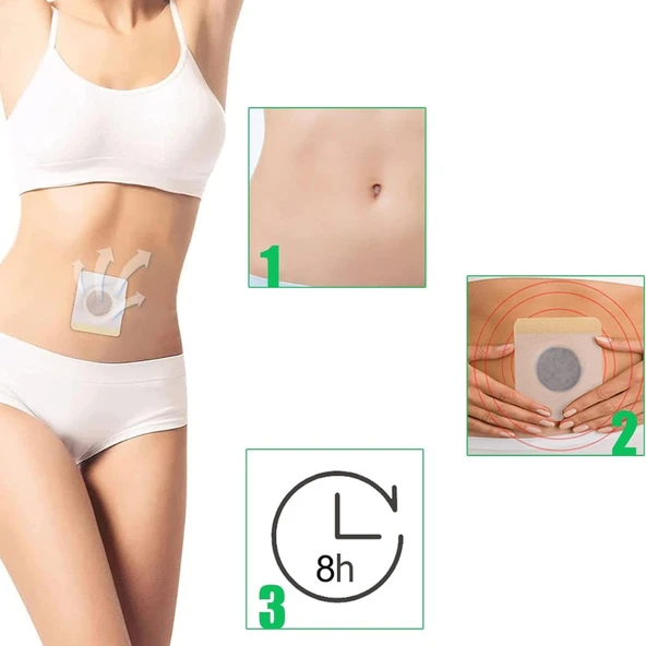 Slim Patch Göbek Bandı 30 Adet Zayıflama Bandı Iştah Kesici - Resim 2