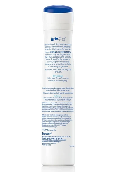 Nivea Fresh Natural Deodorant 200 ml - Resim 2