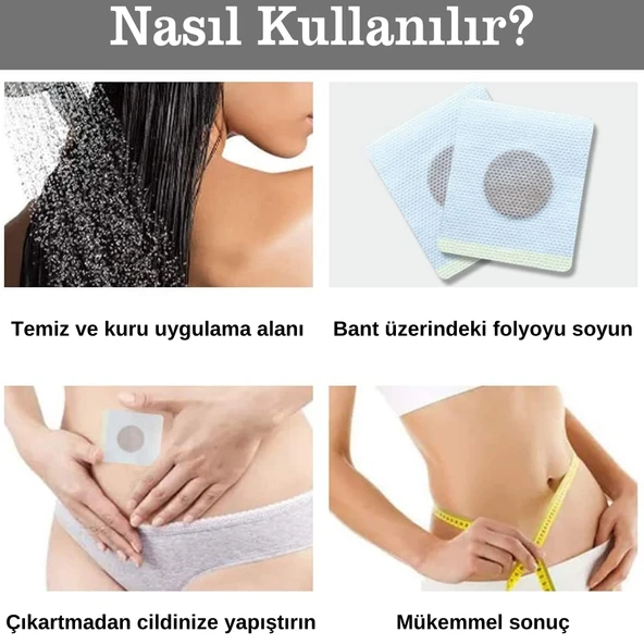 10 Adet Zayıflama Göbek Bandı Slim Patch Termal Etkili Karın Bandı İştah Azaltıcı Özellikli İnce Yapılı Yapışkanlı Vücut Şekillendirme Yardımcı Ürünü - Resim 4