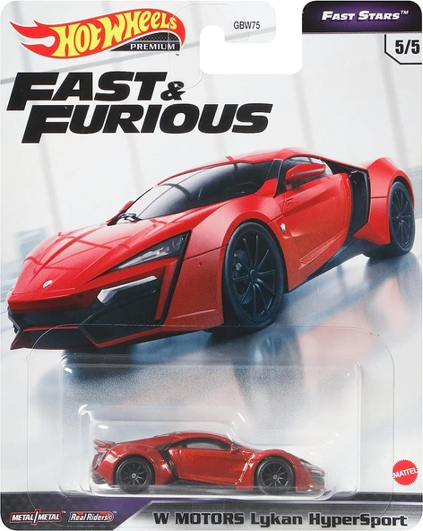 Hot Wheels Fast and Furious Premium W Motors Lykan HyperSport HNW49