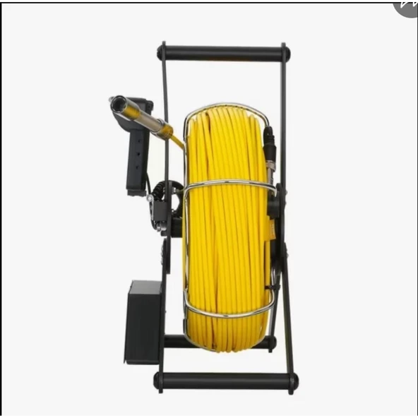 Profosyonel Ekranlı Kameralı 30 Metre Fiber Kablo Yılan Endoskop Kameralı Hafıza Kart Girişli Kuyu, Sondaj, Kanalizyasyon Kamerası 8 Mm 4.3 Inc - 7