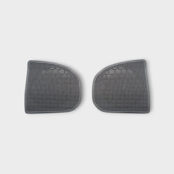 Renault Reno Twingo Gri Renk Torpido Hoparlör Kapağı Sağ Sol Çift Set Takım Oem: 7701206099