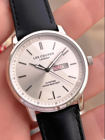 Lee Cooper İtalyan Tasarım Bileklik Hediyeli 2 Yıl Garantili 5 Atm Erkek Kol Saati ELC.08235.351 - Resim 4