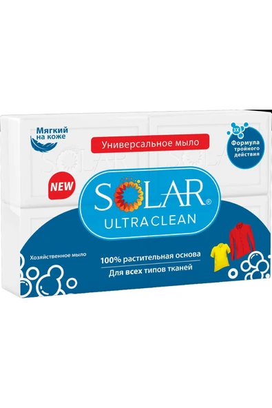 Solar Ultraclean 125grx4 * Multipurpose Sabun ürün görseli 1