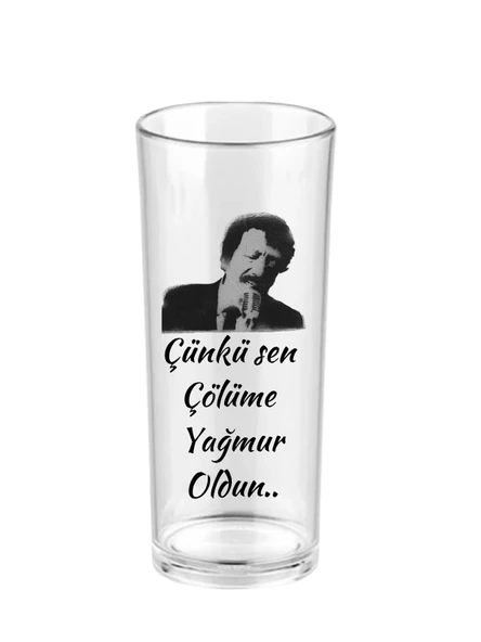 DeepCraft Best Quality Rakı Sözü Baskılı 2'li Rakı Kadehi 230 Ml - Resim 2