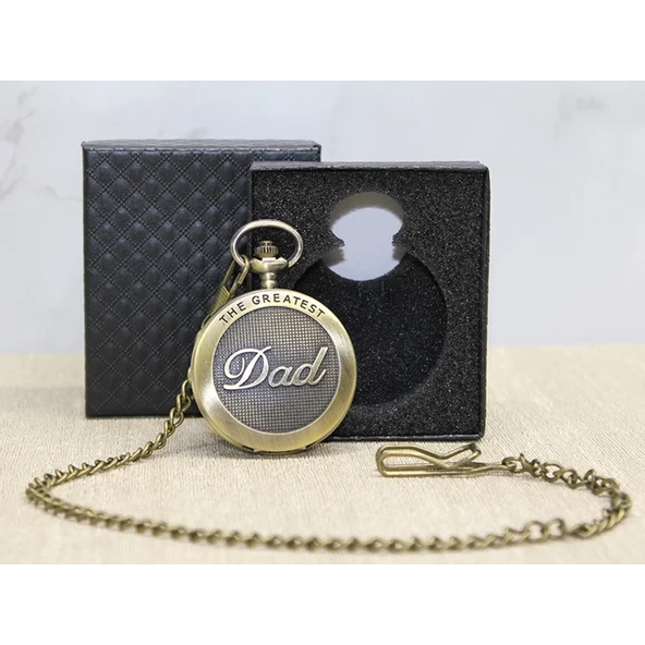 Özel Kutulu Antik Dad (baba) Köstekli Saat Alk4667