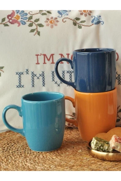 Bulutlu 3 lü Kupa Seti 260 Ml ürün görseli 1