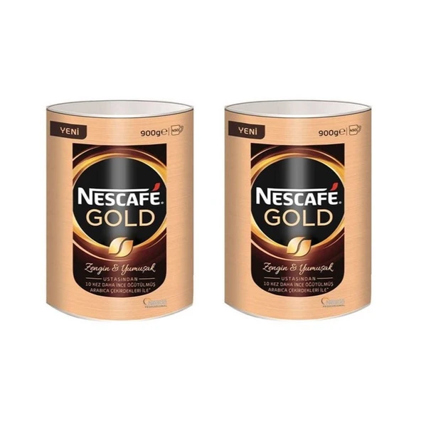 Nescafe Gold, Kahve, Teneke Kutu - 900 gr x 2 Adet ürün görseli