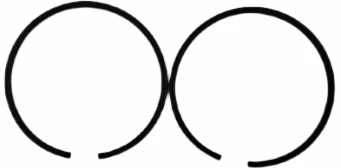 PİSTON SEGMANI OLEOMAC 947/GS440/BCF430/147 ORJİNAL - Resim 2