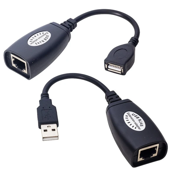 MN6 MN131S USB RJ45 Extender,Uzatma Kablosu, Tak-Çalıştır, Tüm USB Cihazlarla Uyumlu