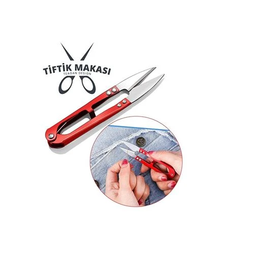 Iplik Tiftik Temizleme Ergonomik Makası - 1