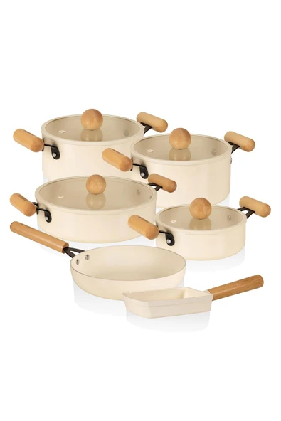 The mia cucina tava 10 parça tencere tava seti takımı çeyiz seti ürün görseli