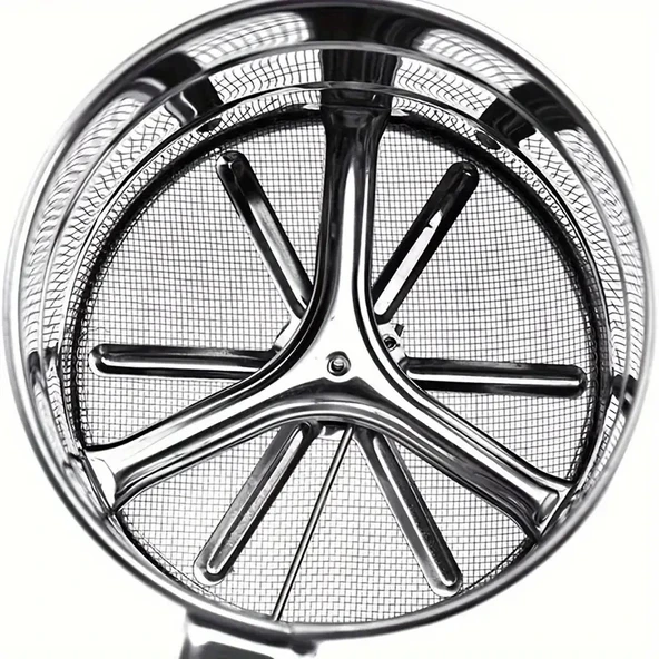 MyBru Metal Basmalı Un Eleği - Resim 5