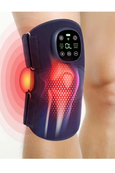 Glr XG-2023 Şarjlı Diz Masaj Aleti Titreşim ve Termal Etkili Hava Yastıklı Diz Masaj Cihazı