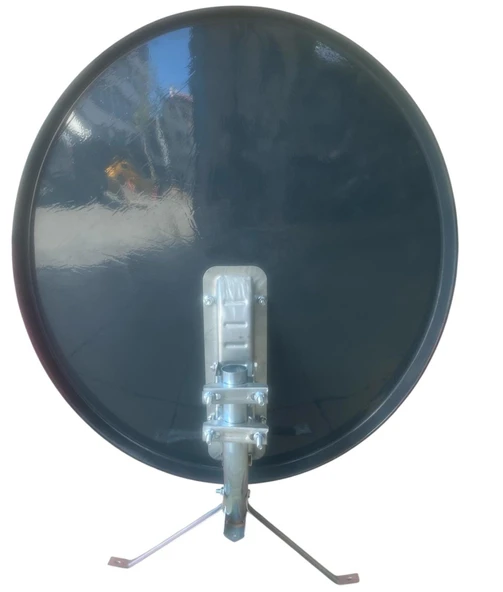 Kalın Saclı Siyah 80 cm Uydu Çanak Anteni - Resim 2