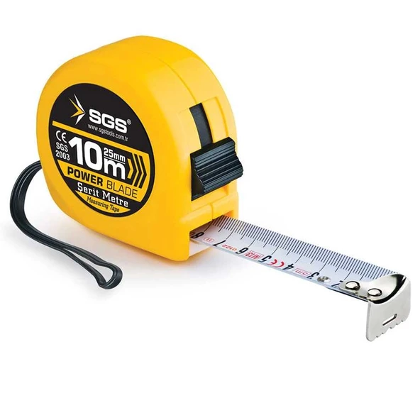 SGS ŞERİT METRE 10 Mt 25 mm SGS2003 ürün görseli 1