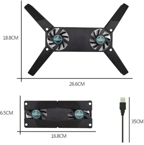 Katlanabilir Laptop Soğutucu - Resim 4