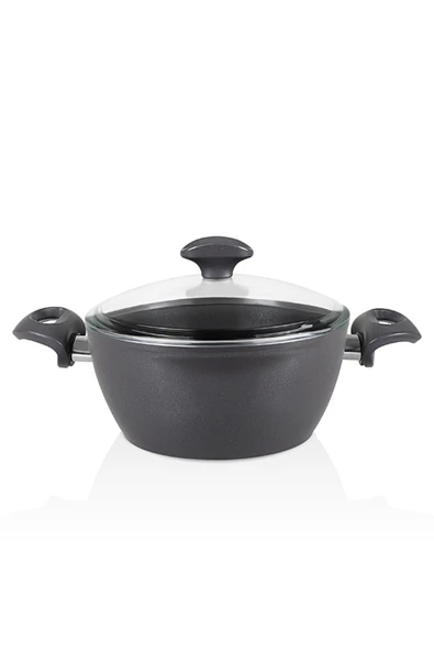 FALEZ Serafit 24 cm Granit Seramik Kaplama Derin Tencere - 2