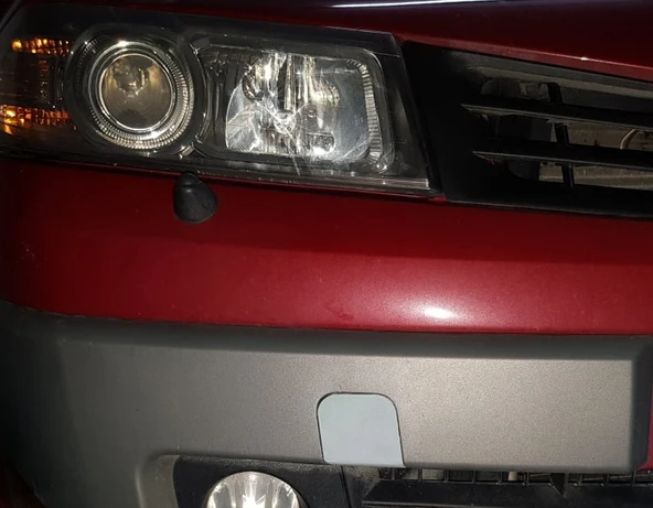 Renault Megane 2 2008 Tampon Çeki Demir Kapağı Siyah Renk- 3328443 ürün görseli 1