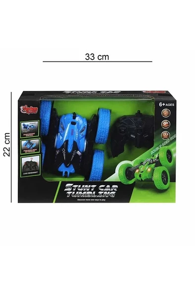 Vardem Kumandalı Şarjlı 2.4 Ghz 4 Teker Akrobat Araba HG4-04 Yeşil - 2