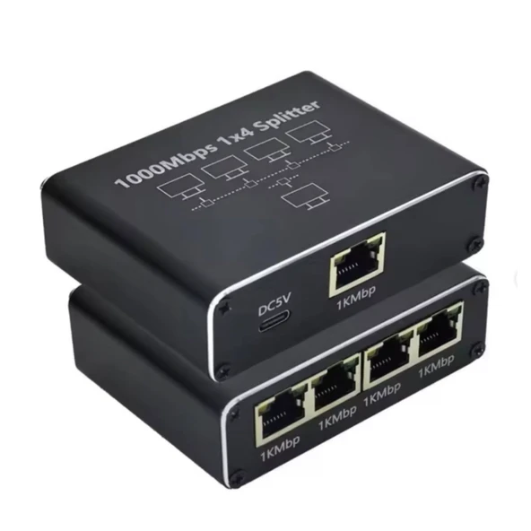 ZR889 Rj45 1To4 Gigabit Splitter