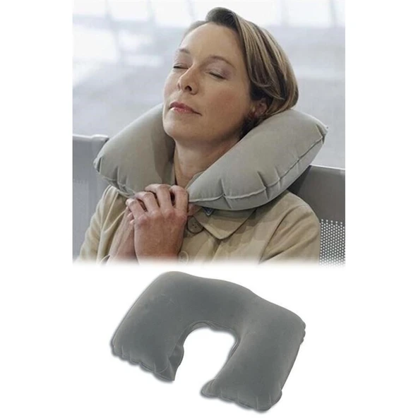 BUFFER® Seyahat Yolculuk Uyku Boyun Yastığı Ergonomik Ortopedik Yastık - 6