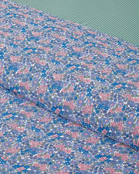 English Home Petit Chamomile Baskılı Tek Kişilik Pike Takımı 150x220 cm Pembe - Resim 3