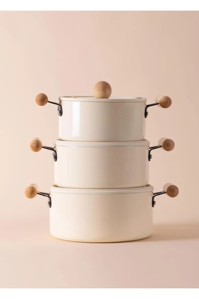 The mia cucina derin tencere 22 cm seramik yemek tenceresi indüksiyonlu ocaklara uyumlu - Resim 7