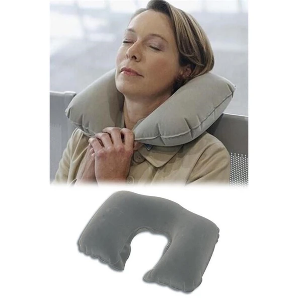 BUFFER® Seyahat Yolculuk Uyku Boyun Yastığı Ergonomik Ortopedik Yastık - 7
