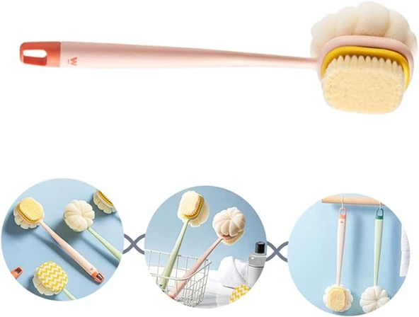 Çift Taraflı Banyo Duş Fırçası - Resim 2