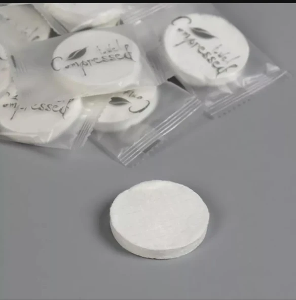 Suda Büyüyen Sıkıştırılmış Mendil 20 Adet ürün görseli