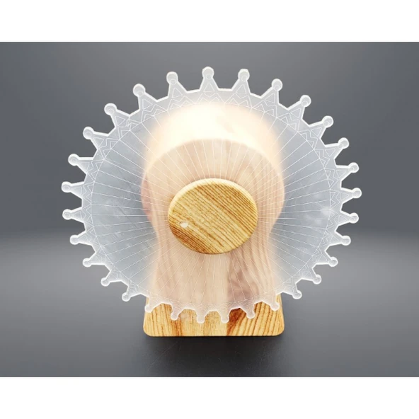 Dekoratif Işıklı Yel Değirmeni ürün görseli