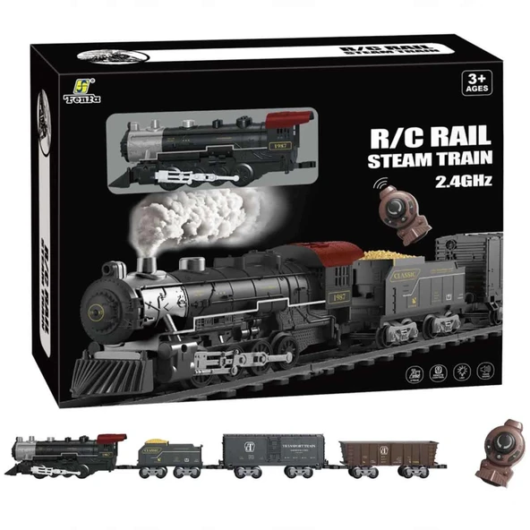 Classic Steam Kumandalı 2,4 Ghz Pilli Tren Seti 30 Parça 1613G ürün görseli