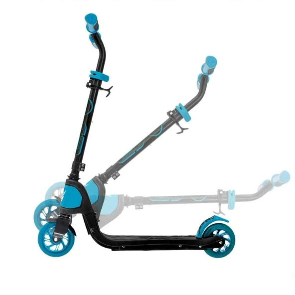 Evo 2 Tekerlekli Hafif Hız Scooter Mavi - Resim 5