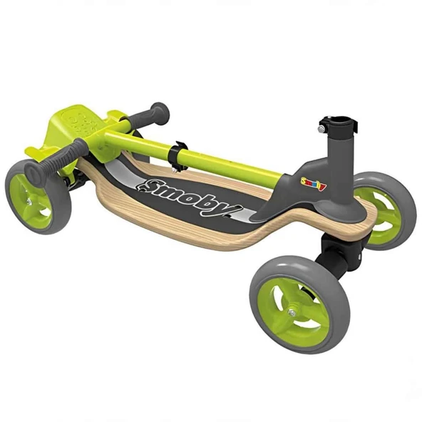 Smoby S-Cruiser Ahşap 4 Tekerlekli Scooter 7600750700 - Resim 3
